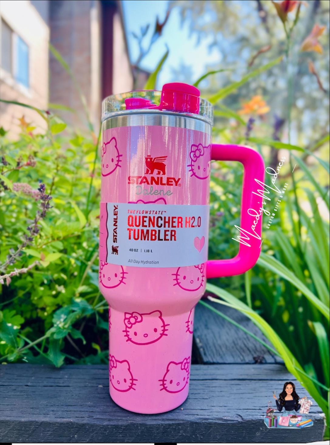 Personalized HK Tumbler: Custom Name Engraved Stanley Cup