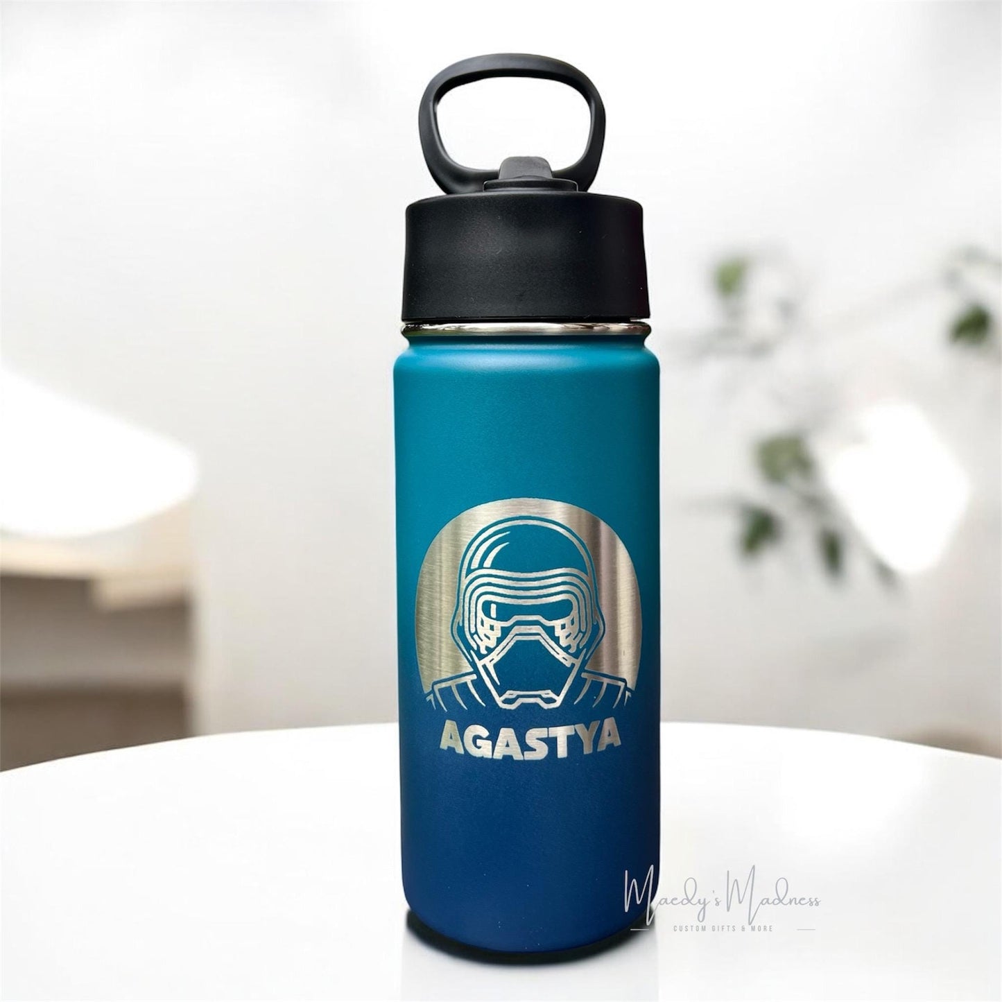 Personalized Star Wars Water Bottle: Engraved Stainless Steel Tumbler