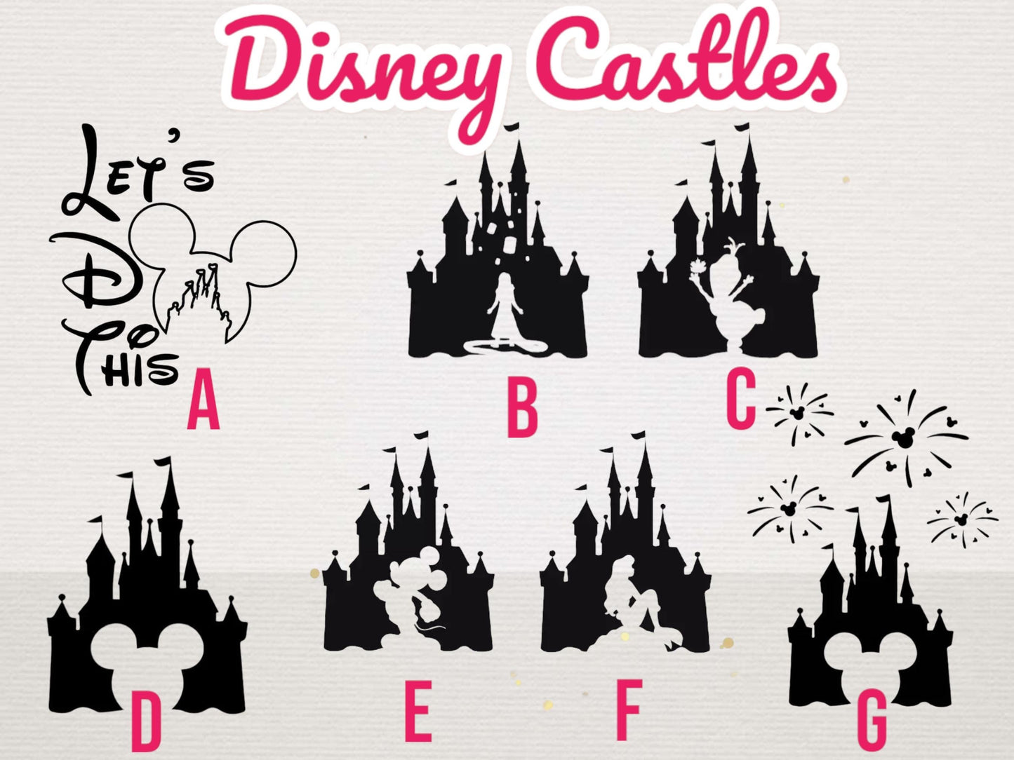 Personalized tumbler 40 oz engraved Stainless travel cup, cruiseDisney tumbler Princess characters, Castle gift