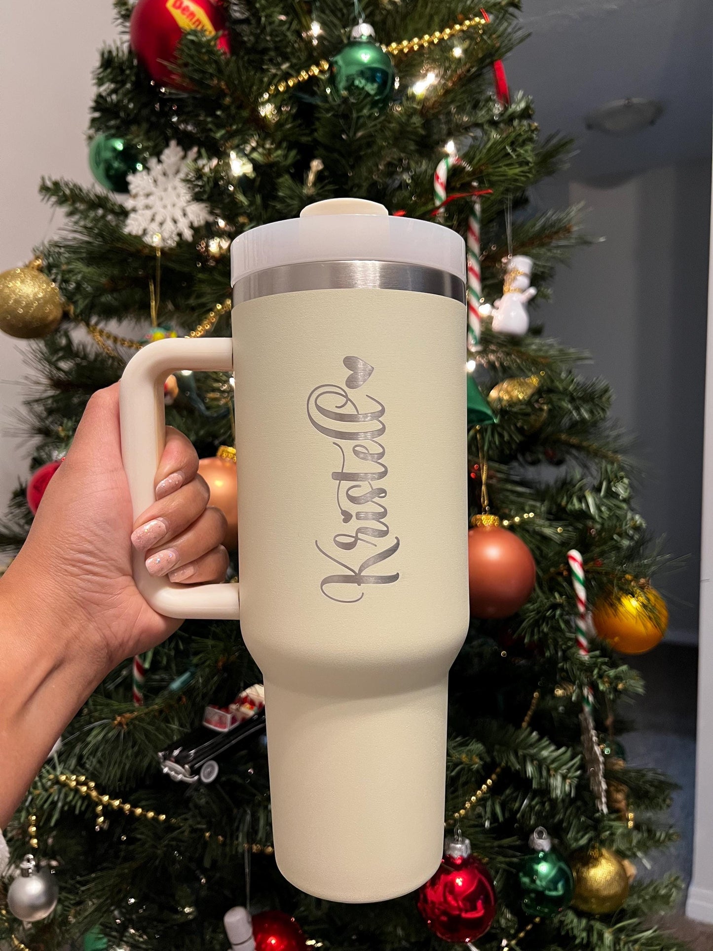 Personalized Nurse Tumbler: Engraved Stethoscope Design, 40 oz Gift