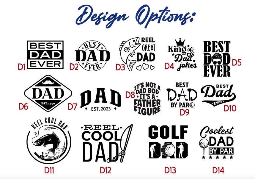 Best Dad ever 20 0z stainless Tumbler, Father’s Day Custom engraved gift, gift for Dad, golf Dad, Fishing Dad, Reel Dad, Dad by Par Grandpa