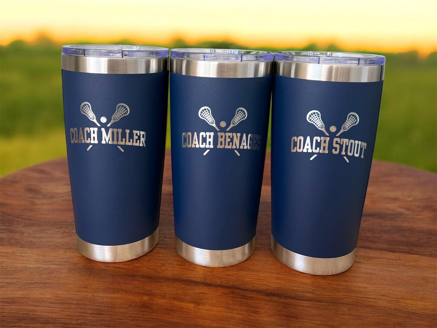 LACROSSE Coach gift  20 0z YETI Tumbler, Custom engraved sports cup for Team, Lacrosse Mom Dad gift, Fathers Day gift, Lacrosse fan cup