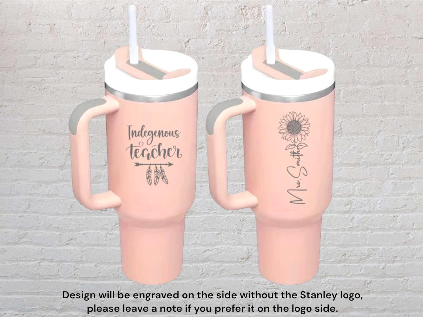30 oz personalized Name tumbler, Teacher appreciation gift, custom engraved, Travel cup with straw, wedding party gift, Birthday gift