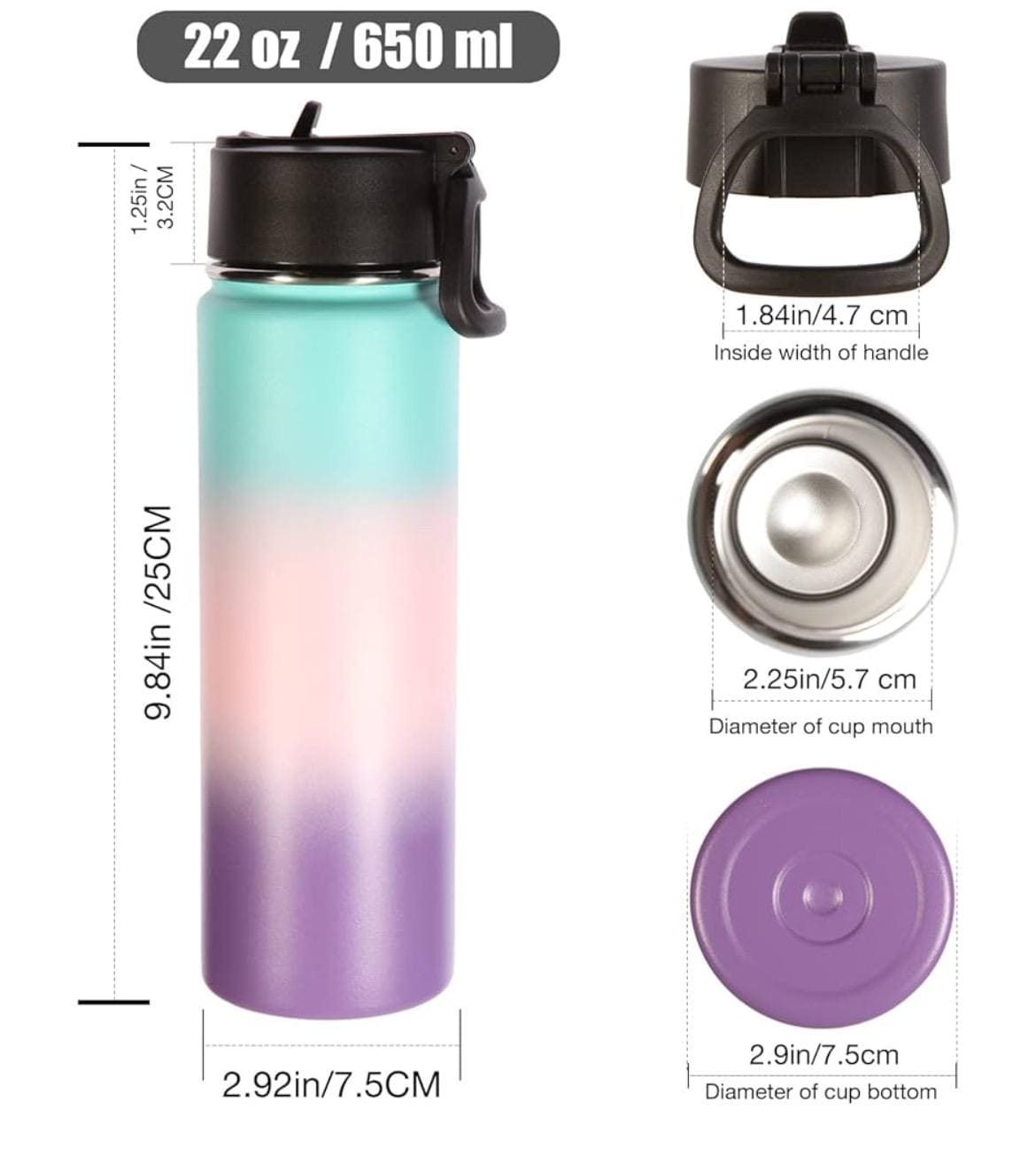 Disney characters Personalized Water Bottle,  Back to school Leak proof, custom engraved, Disney Princess, Disney theme Gift kids/Teens