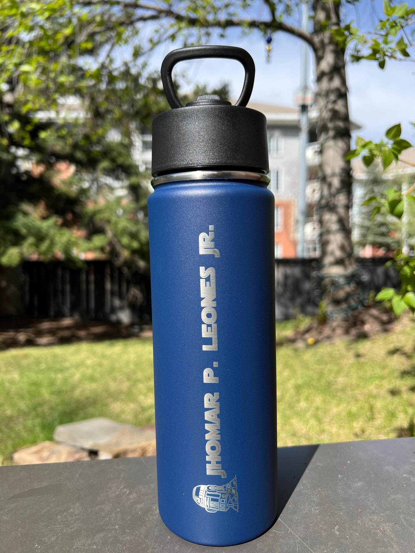 Personalized Star Wars Water Bottle: Engraved Stainless Steel Tumbler