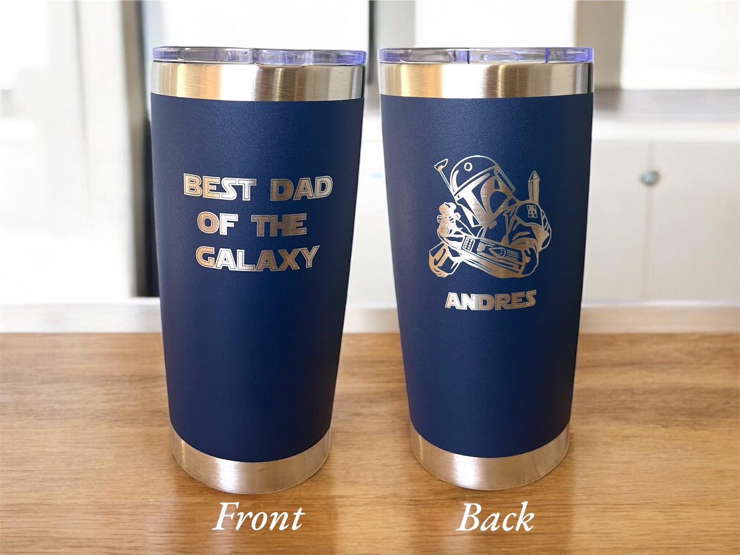 Best Dad ever 20 0z stainless Tumbler, Father’s Day Custom engraved gift, gift for Dad, golf Dad, Fishing Dad, Reel Dad, Dad by Par Grandpa