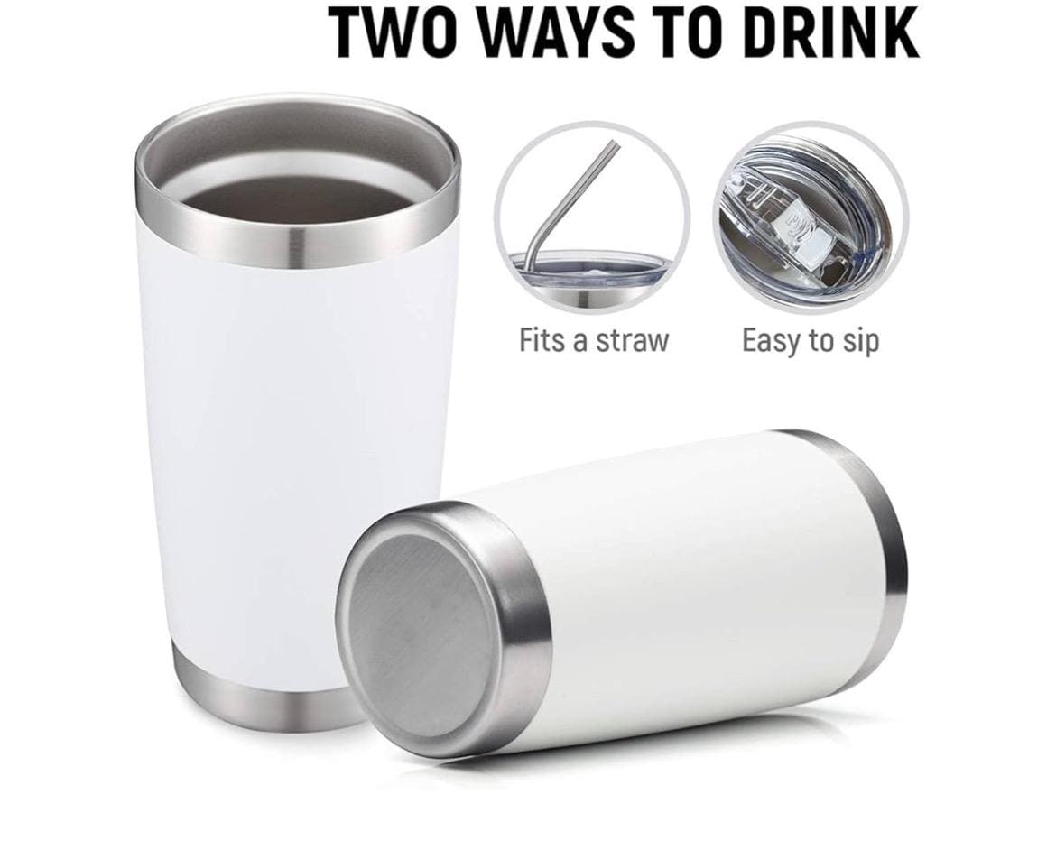 20 oz Custom Engraved Coffee Cup | Personalized Stainless Mug | Laser Engraved Name Tumbler | Coffee Lover Gift | Travel Mug | insulated mug