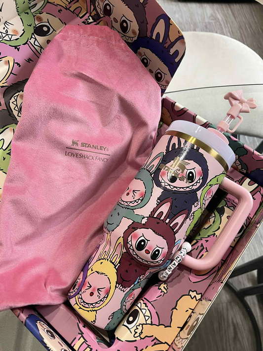 Monster Design 40 oz Stanley Labub*u