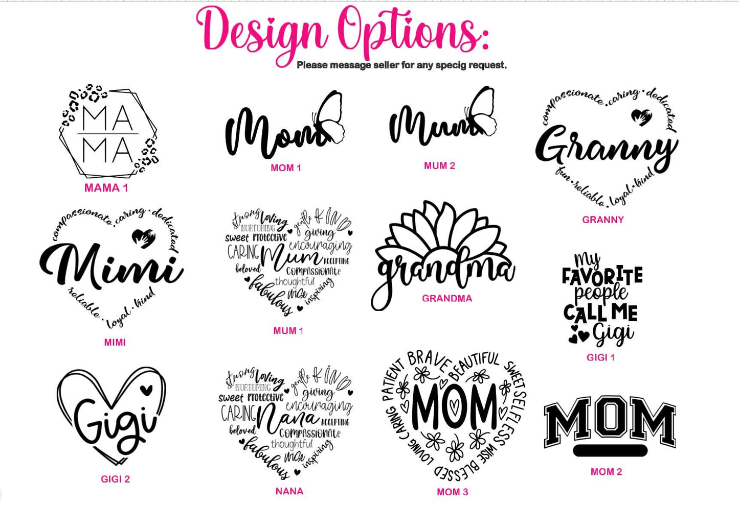 Personalized Mom Grandma Mum Birthday gift tumbler, 40 oz engraved cup with straw, Mom-in-law gift idea, Custom mom gift basket idea