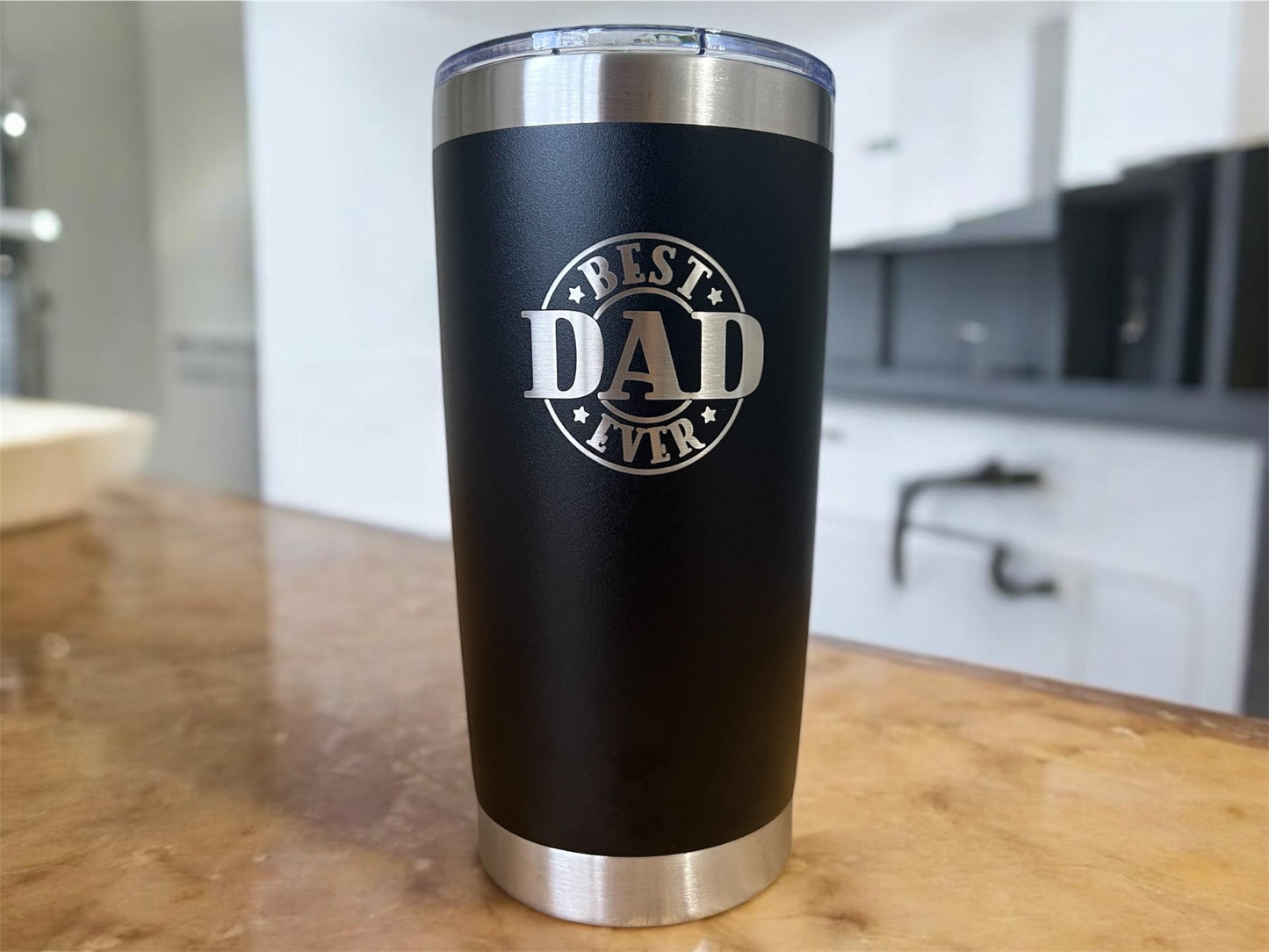 Best Dad ever 20 0z stainless Tumbler, Father’s Day Custom engraved gift, gift for Dad, golf Dad, Fishing Dad, Reel Dad, Dad by Par Grandpa