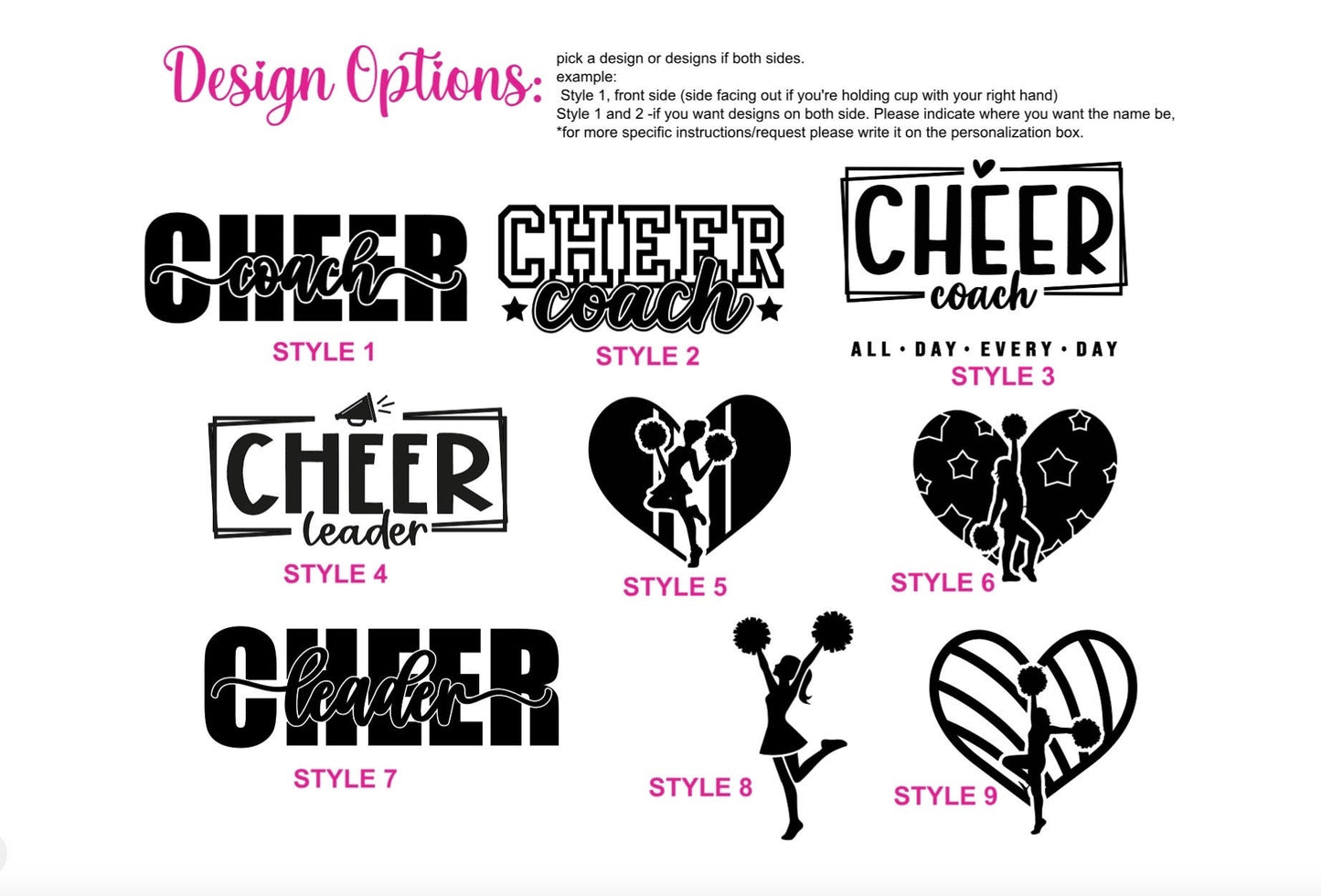 Personalized Cheer Coach 20 oz Tumbler: Laser Engraved Gift