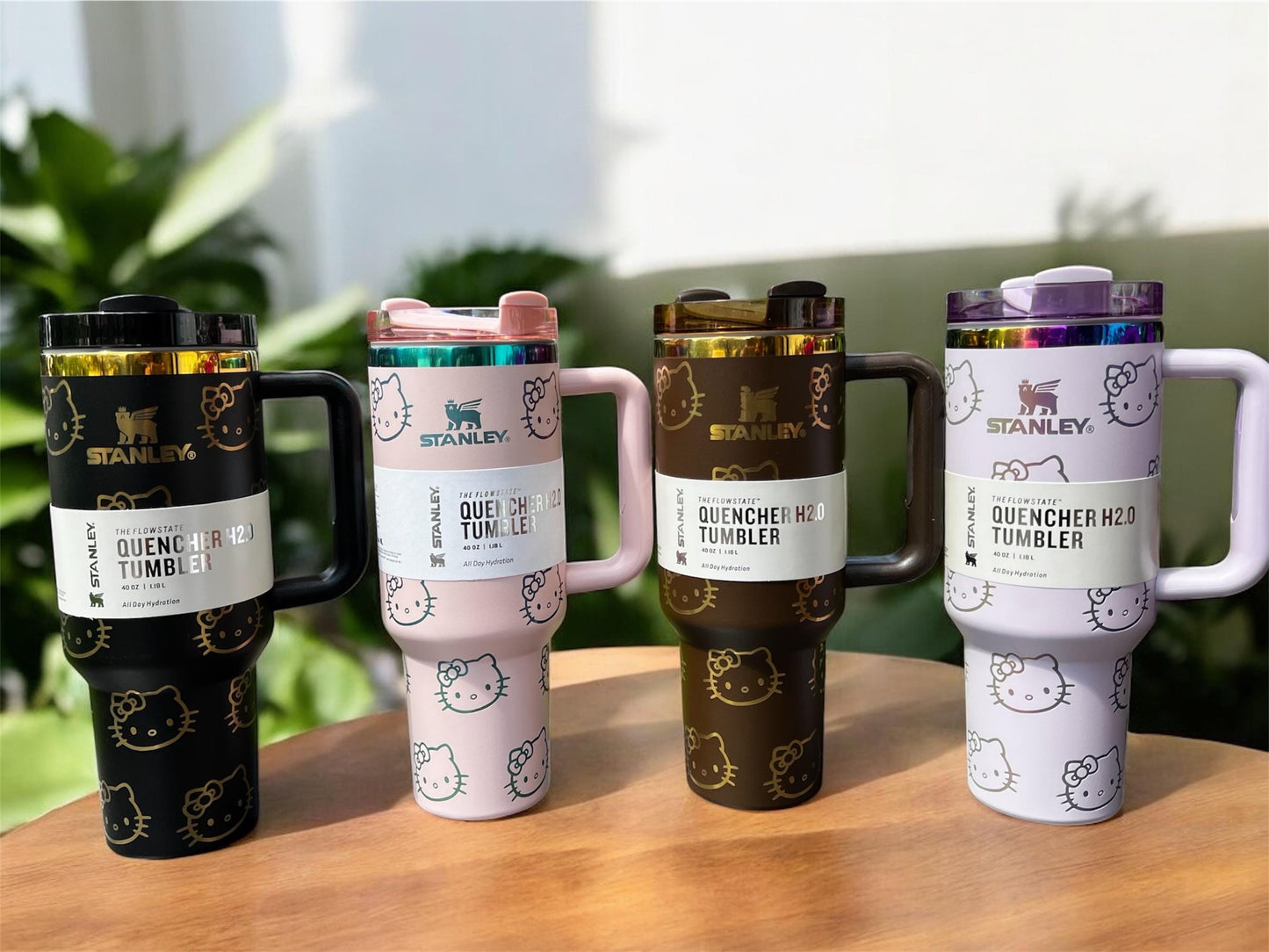 Personalized Hello Kitty Stanley Tumbler: Laser Engraved 40 oz Stainless Steel Quencher