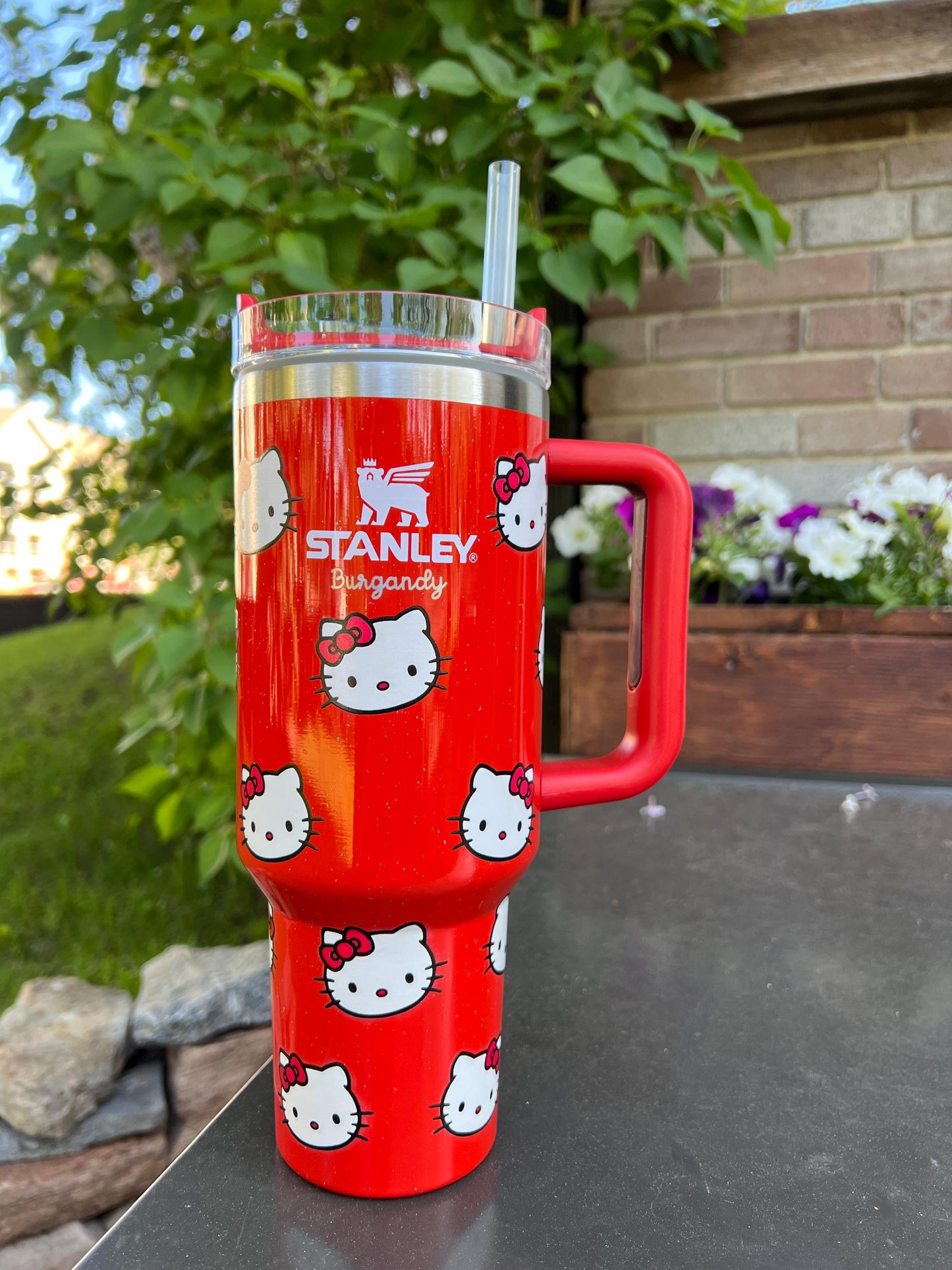 Personalized HK Tumbler: Custom Name Engraved Stanley Cup