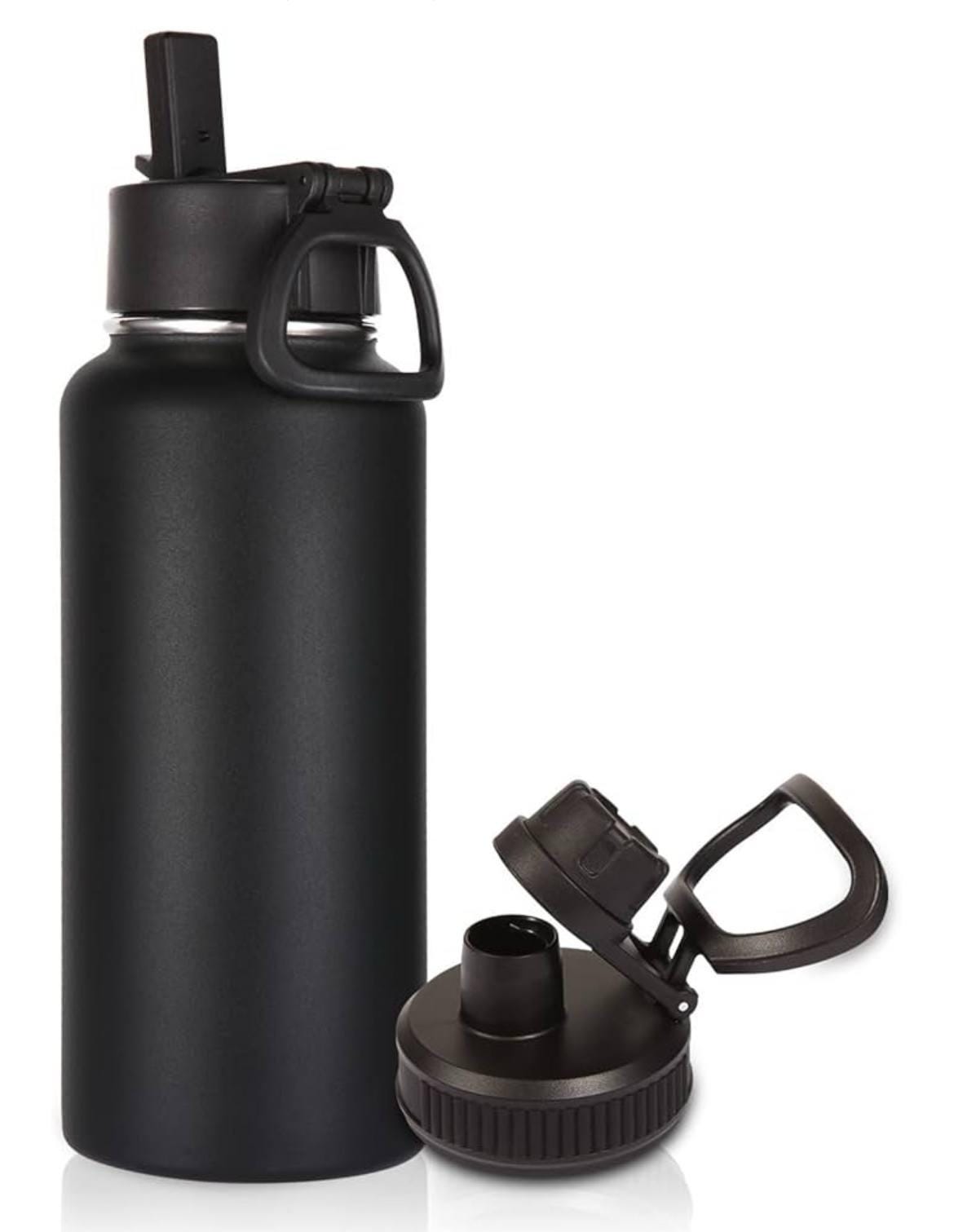 Personalized Baseball/Softball Water Bottle, Custom Engraved 32oz Stainless Steel Bottle for Players and  Coaches gift