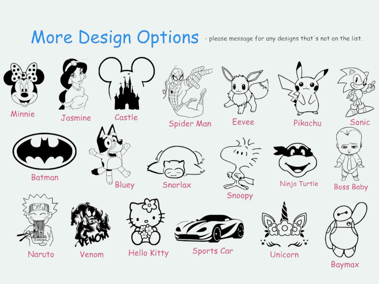 Disney characters Personalized Water Bottle,  Back to school Leak proof, custom engraved, Disney Princess, Disney theme Gift kids/Teens