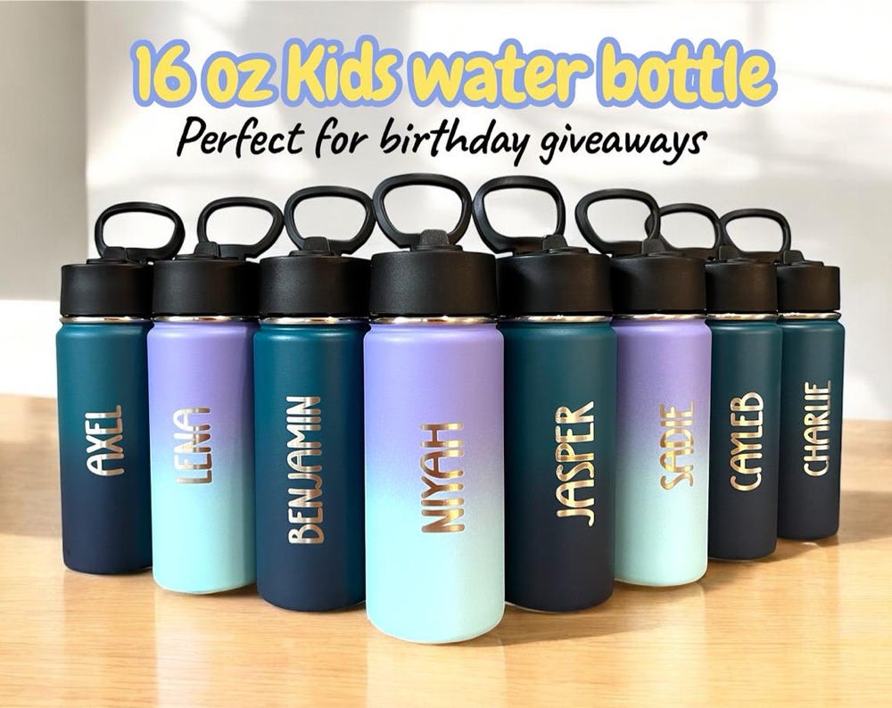 Personalized Kids Water Bottle 16 oz