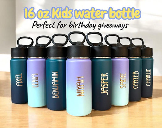 Personalized Kids Water Bottle 16 oz